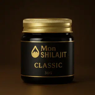 Shilajit Pur de l'Himalaya - Résine Premium avec Cuillère Bambou